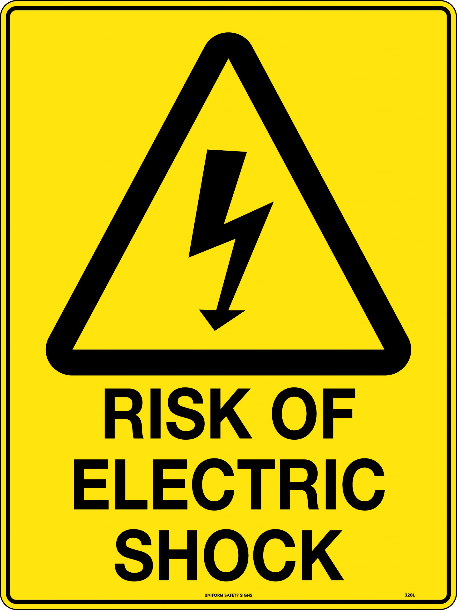 Caution Risk Of Electric Shock Caution Signs Uss