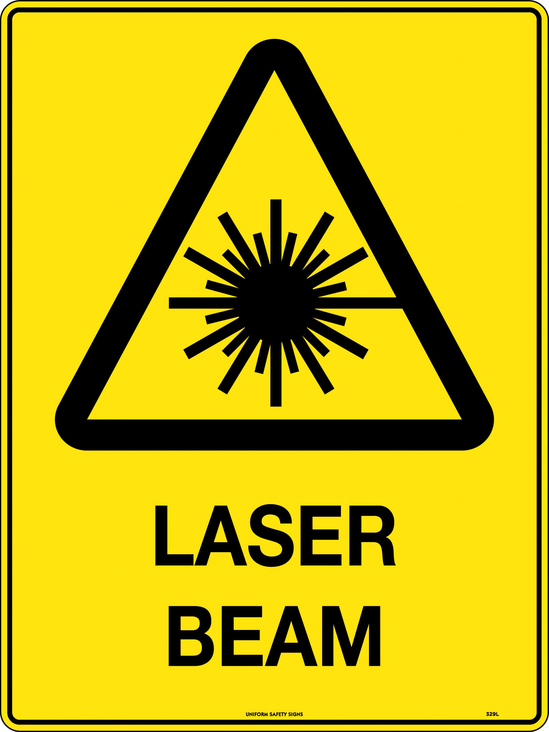 Laser Warning Sign Printable