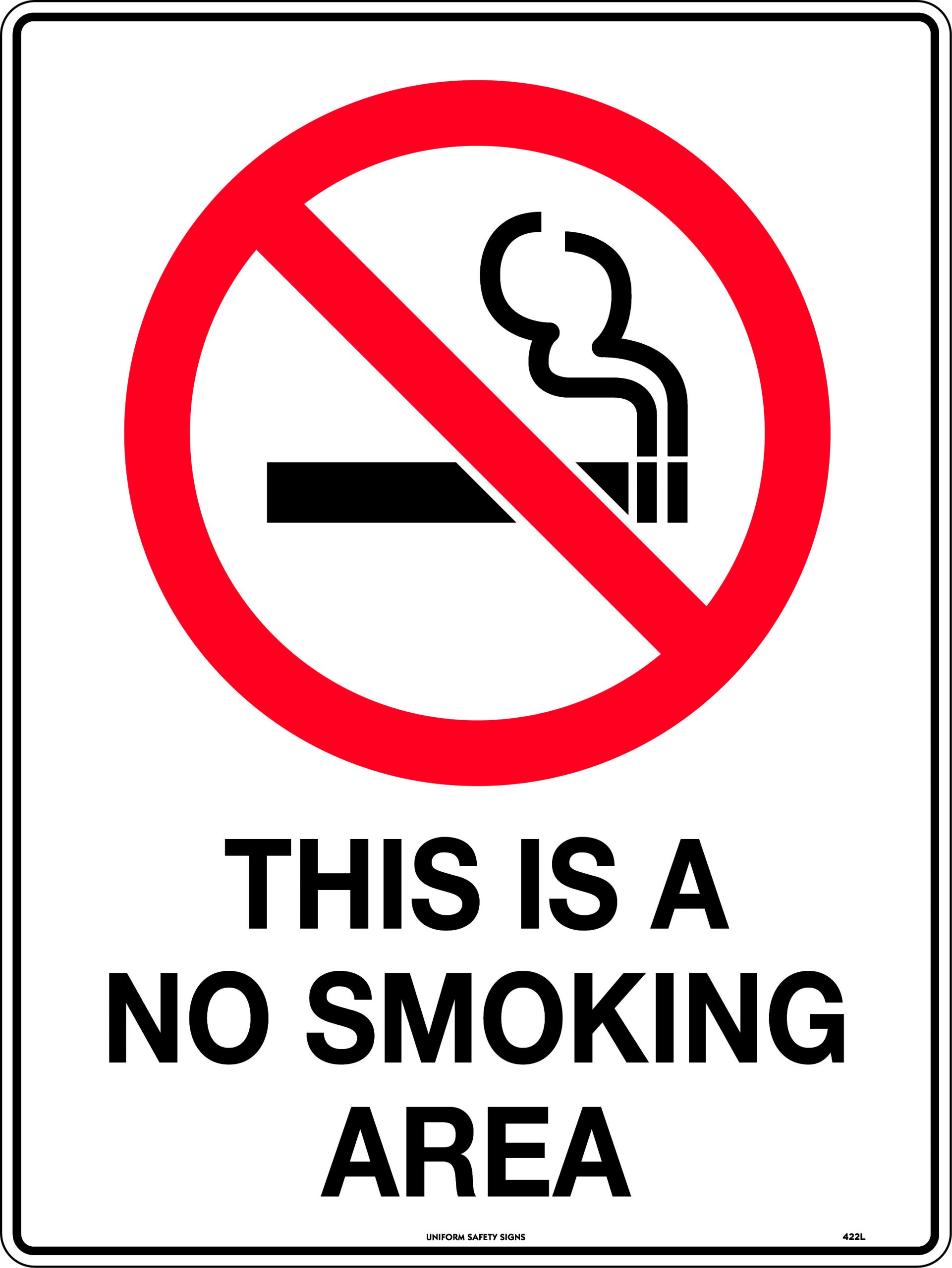 No Smoking Signage Meaning