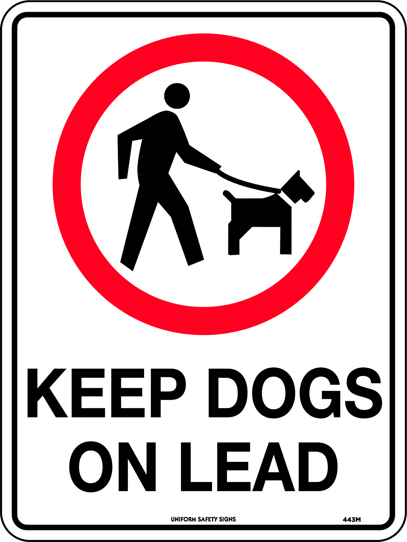 Keep Dogs On Lead | Prohibition | USS