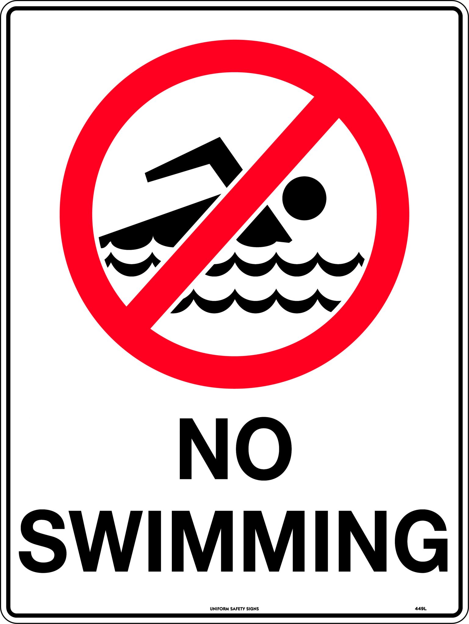 No Swimming | Prohibition | USS