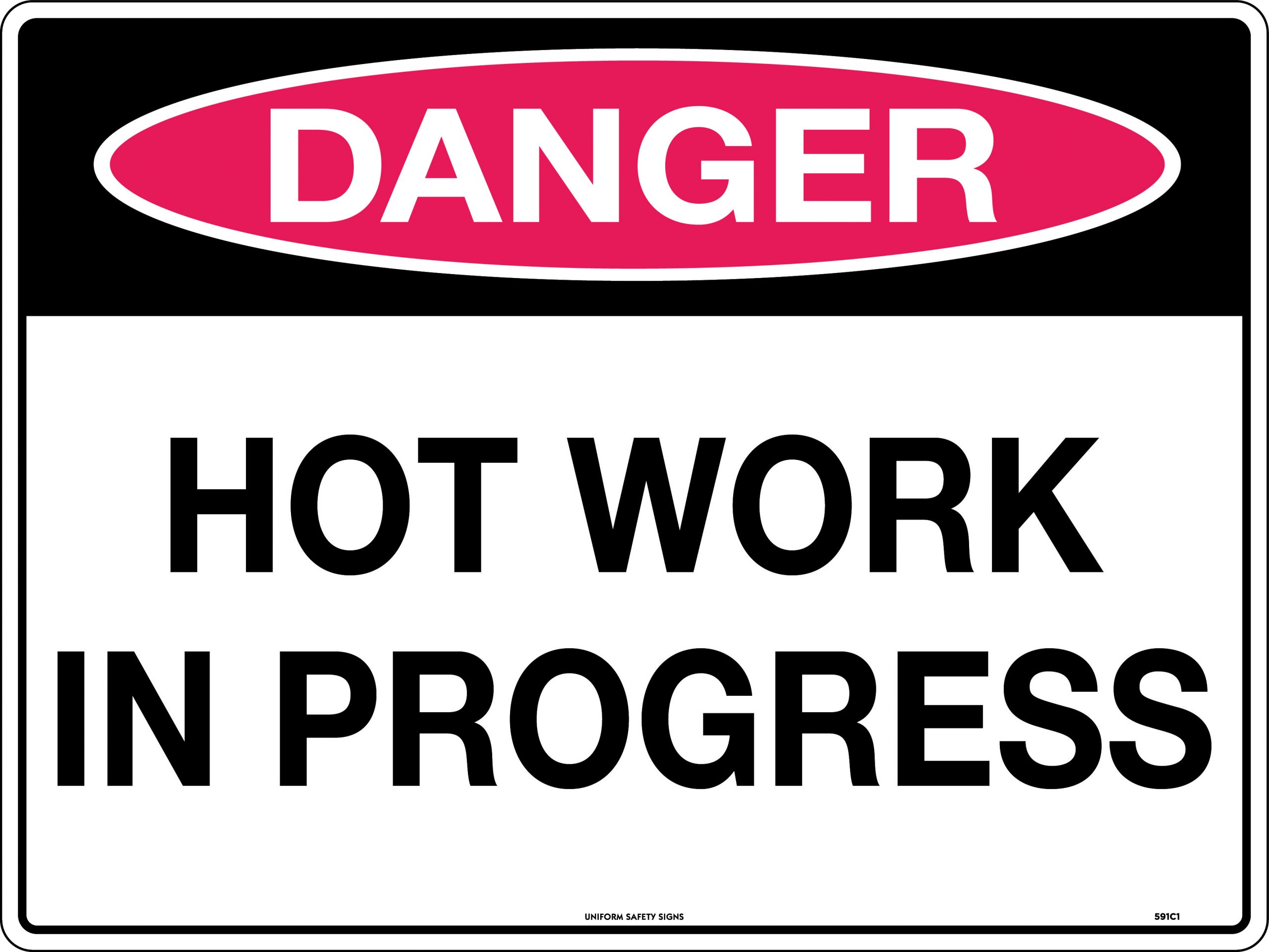 Danger Hot Work In Progress | Mining | USS