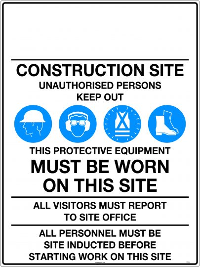 Construction Site Safety Requirements | General Signs | USS