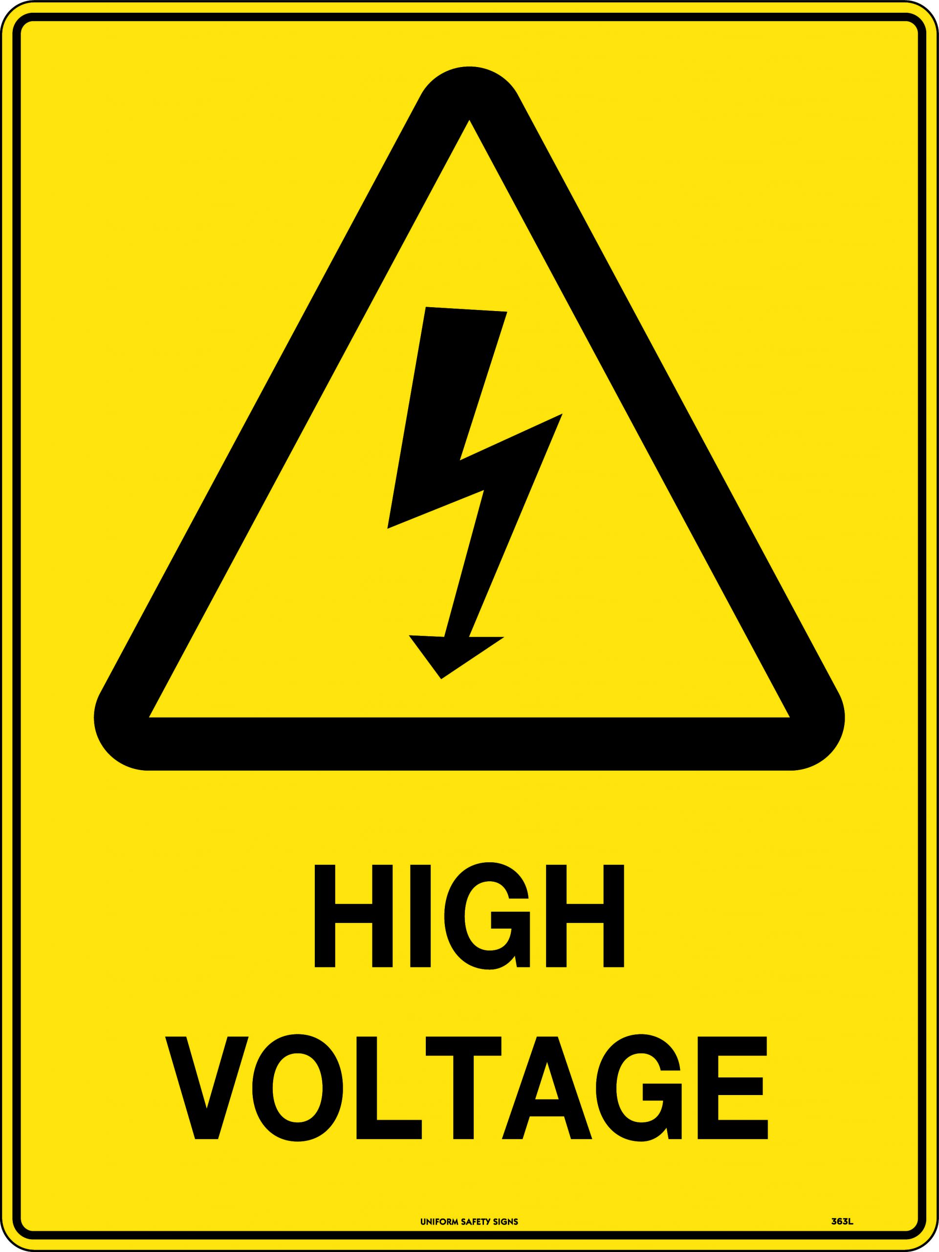 High Voltage | Caution Signs | USS