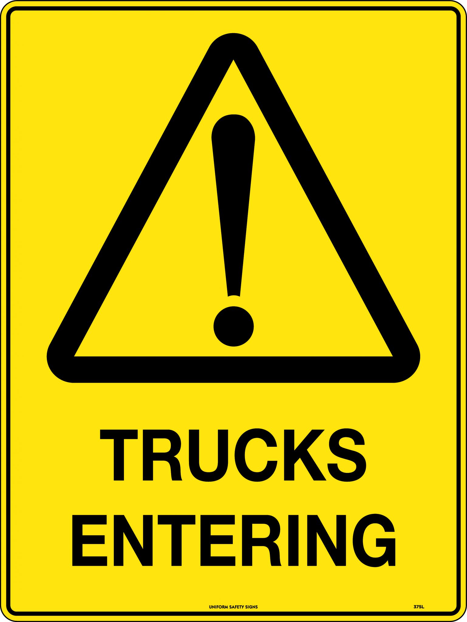 Truck Hazard Signs