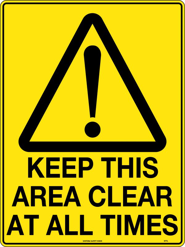 keep-this-area-clear-at-all-times-uniform-safety-signs