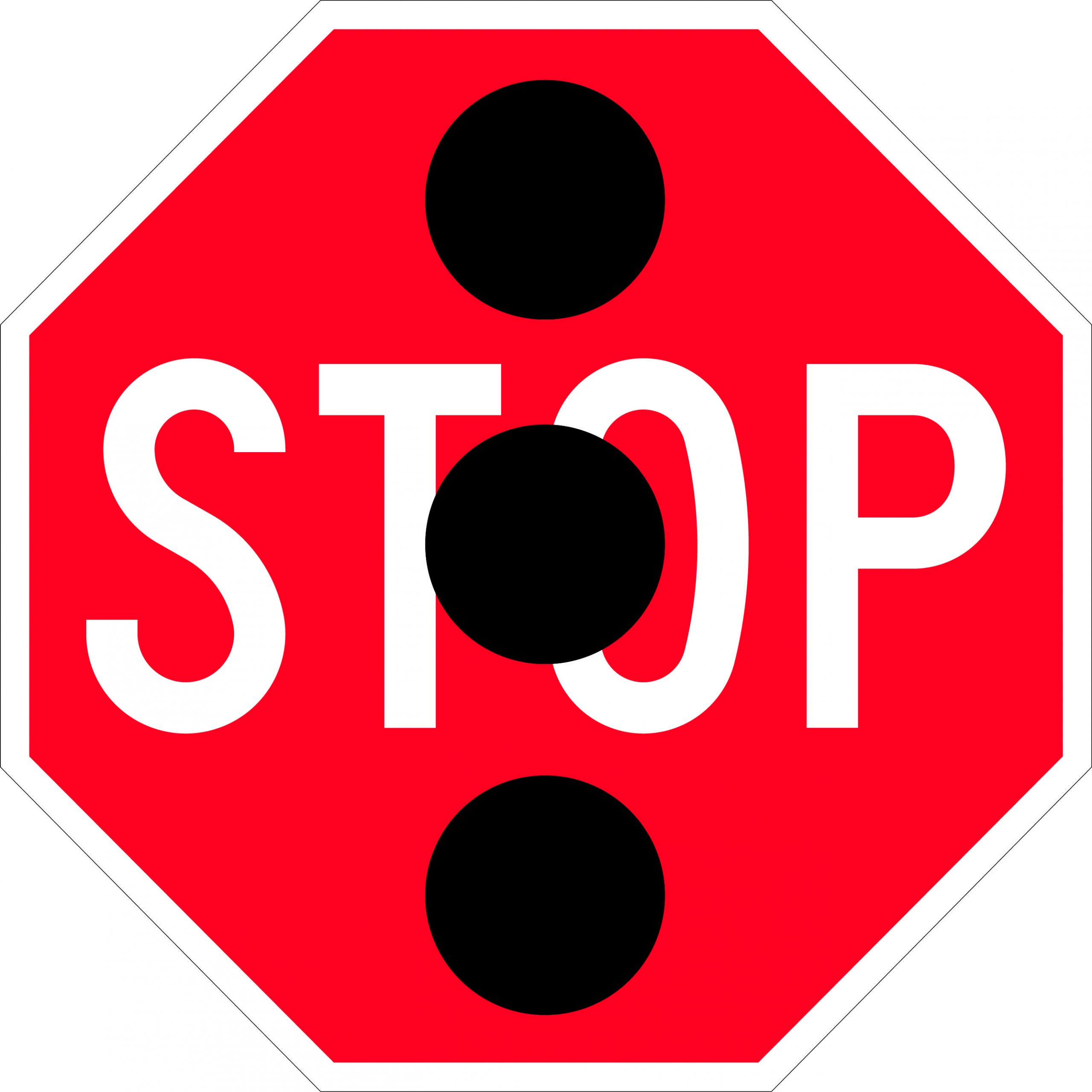 Stop (Black Dots) NSW Only | Road Signs | USS