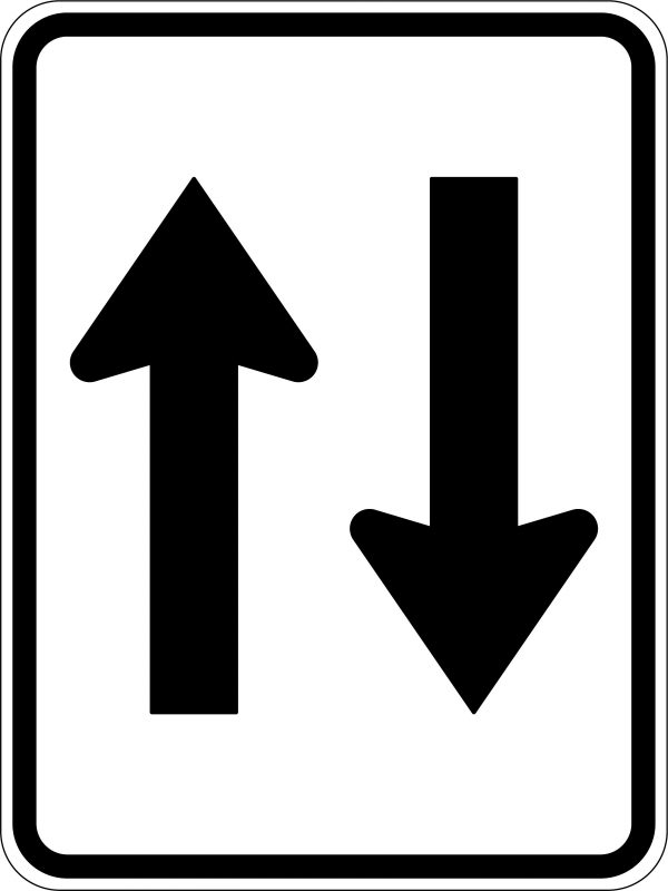 two-way-traffic-symbolised-with-arrows-uniform-safety-signs