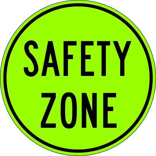 Safety Zone | Road Signs | USS