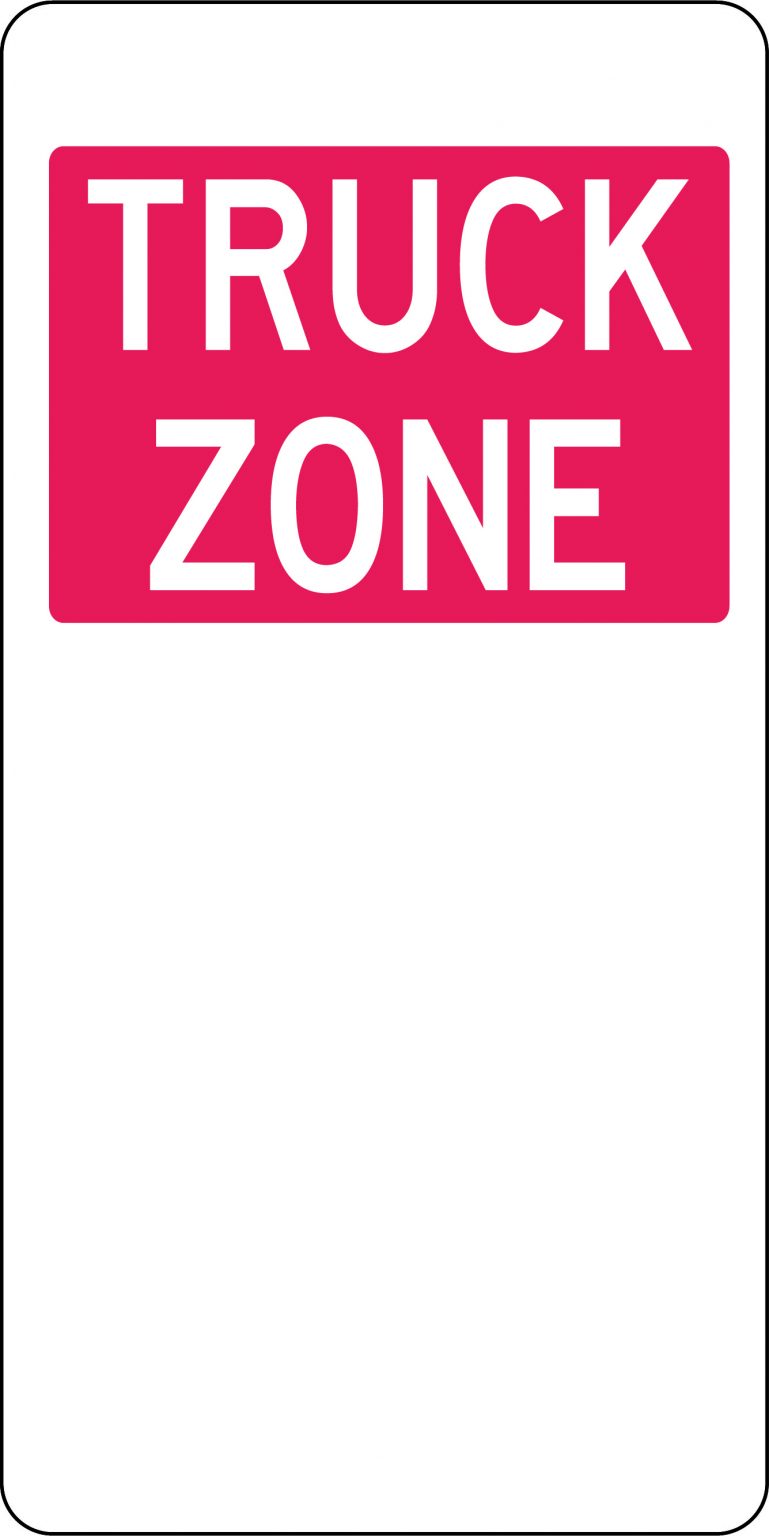 Truck Zone | Uniform Safety Signs