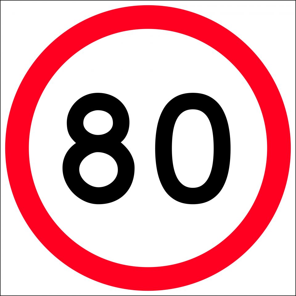 80km in Roundel | Multi Message Signs | USS