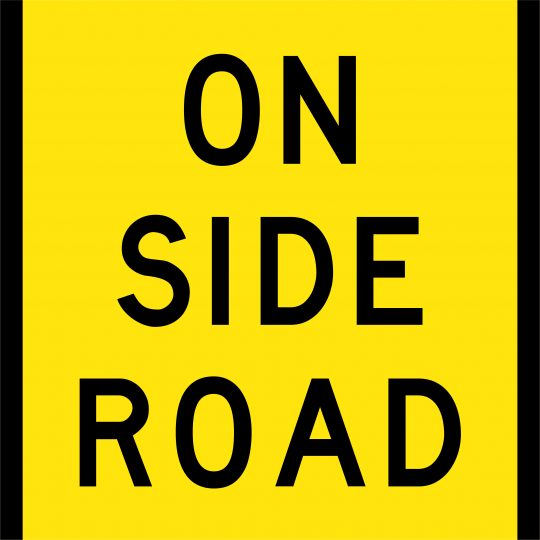 On Side Road Traffic Sign | Multi Message Signs | USS