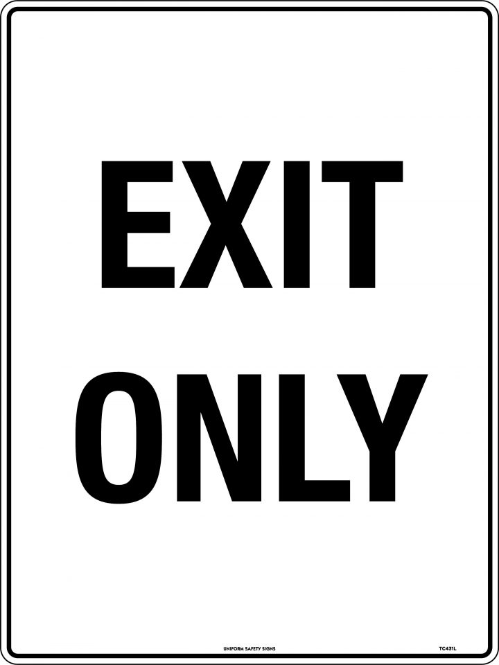 Exit Only | Parking Signs | USS