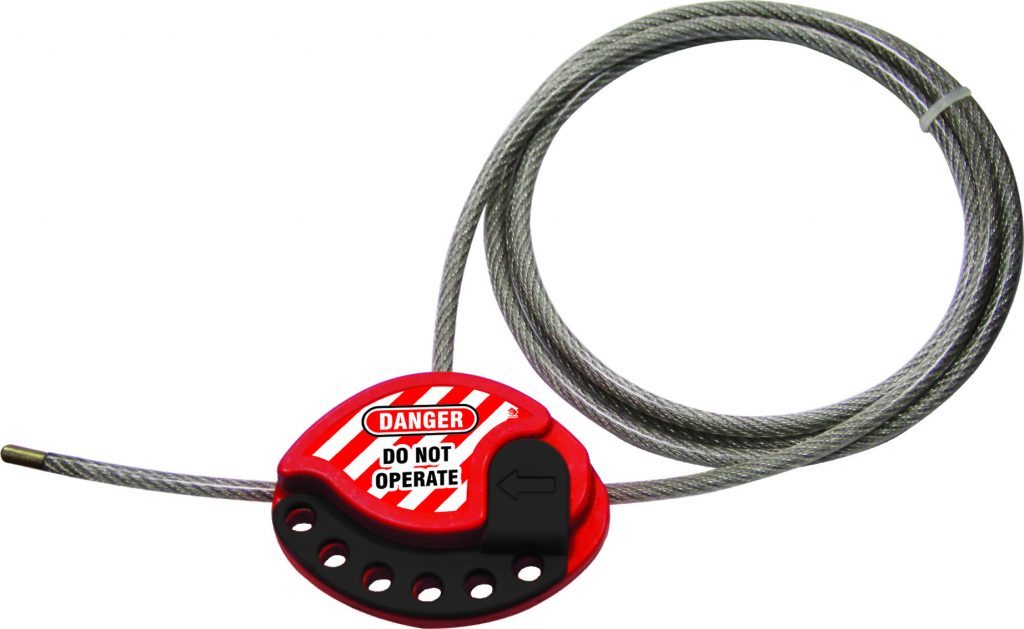 Mouse Type Cable Lockout – 2 Metre Cable | Uniform Safety Signs