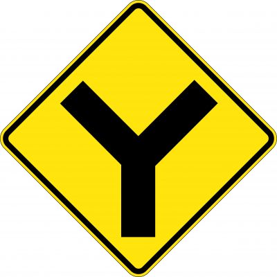 Y Junction | Road Signs | USS