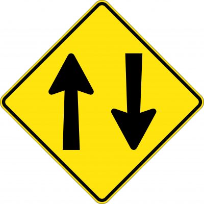 Two Way Traffic Picto | Road Signs | USS