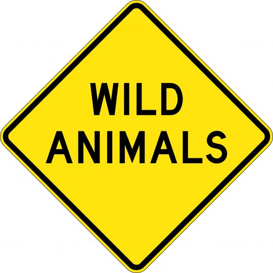 Wild Animals | Road Signs | USS