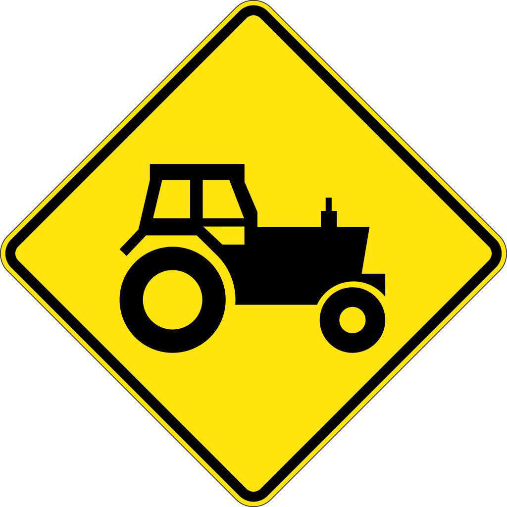 Farm Machinery Picto | Road Signs | USS