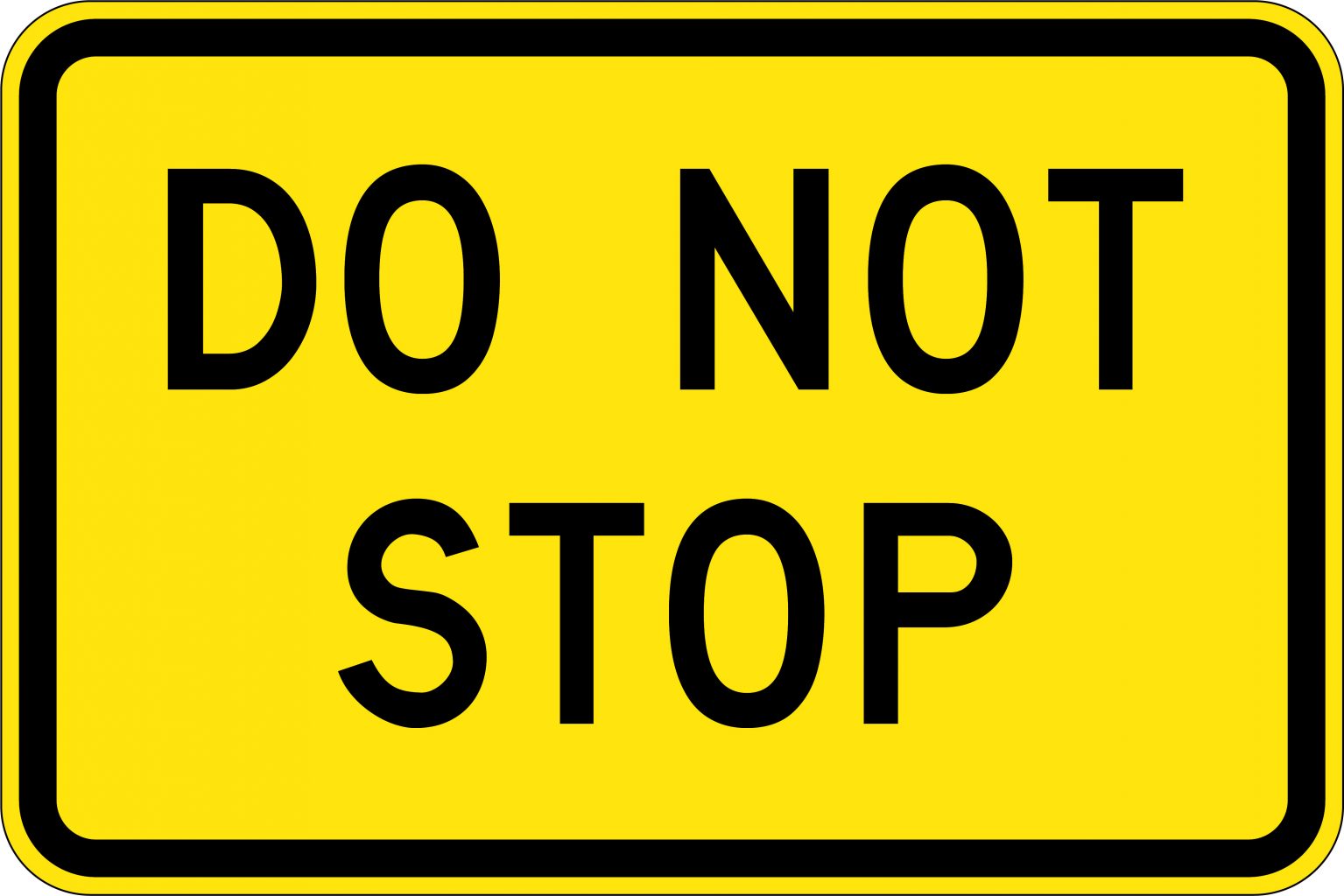 do-not-stop-road-signs-uss