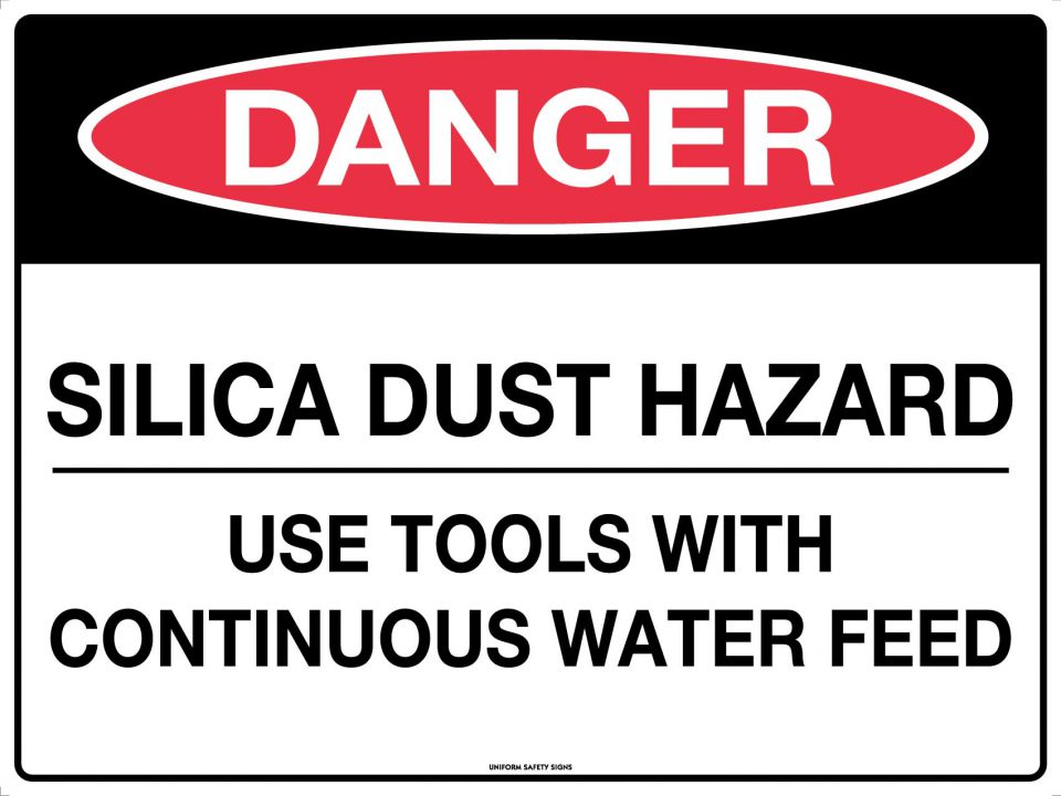 Danger Silica Dust Hazard Use Tools Etc Asbestos Silica Dust Uss