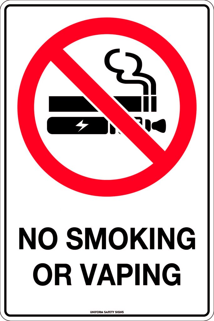 No Smoking or Vaping | Prohibition | USS